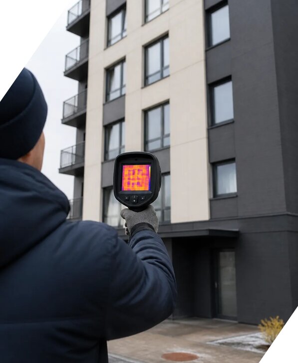 Тепловизионное обследование зданий в Кыштыме от 5193 р. | ЭкспертизаРоссия