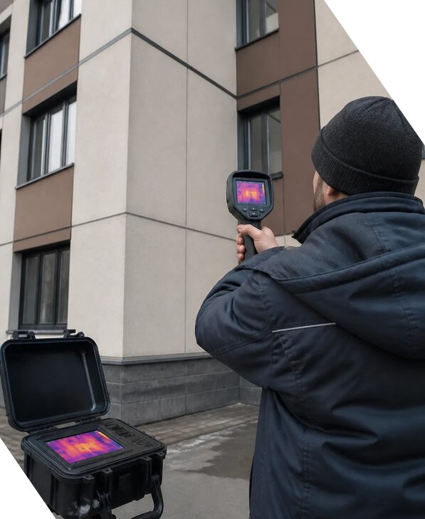 Тепловизионное обследование зданий и сооружений в Кыштыме